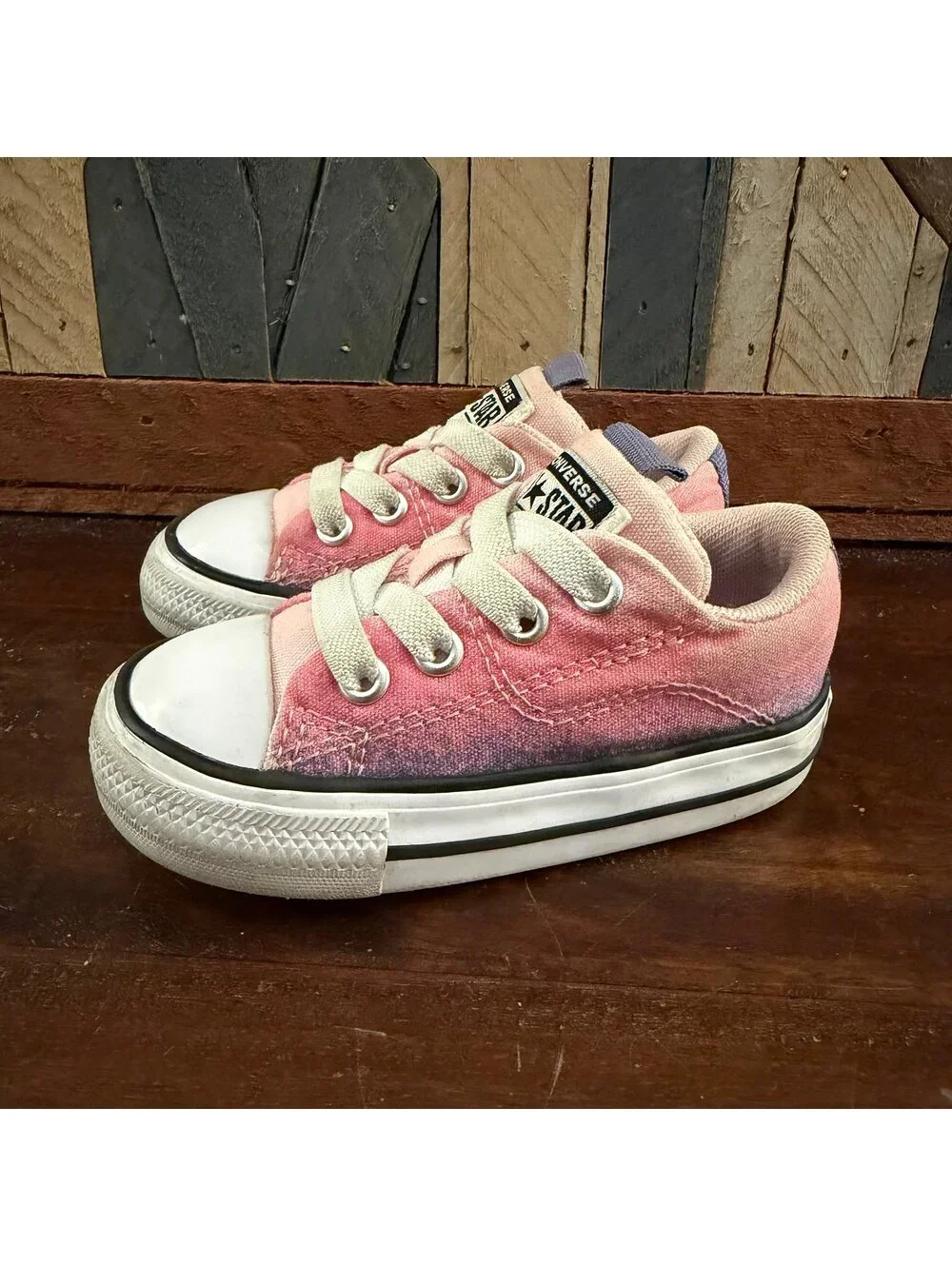Converse Chuck Taylor All Star Rave Gradient Infant Shoes Size 5 Pink Purple
